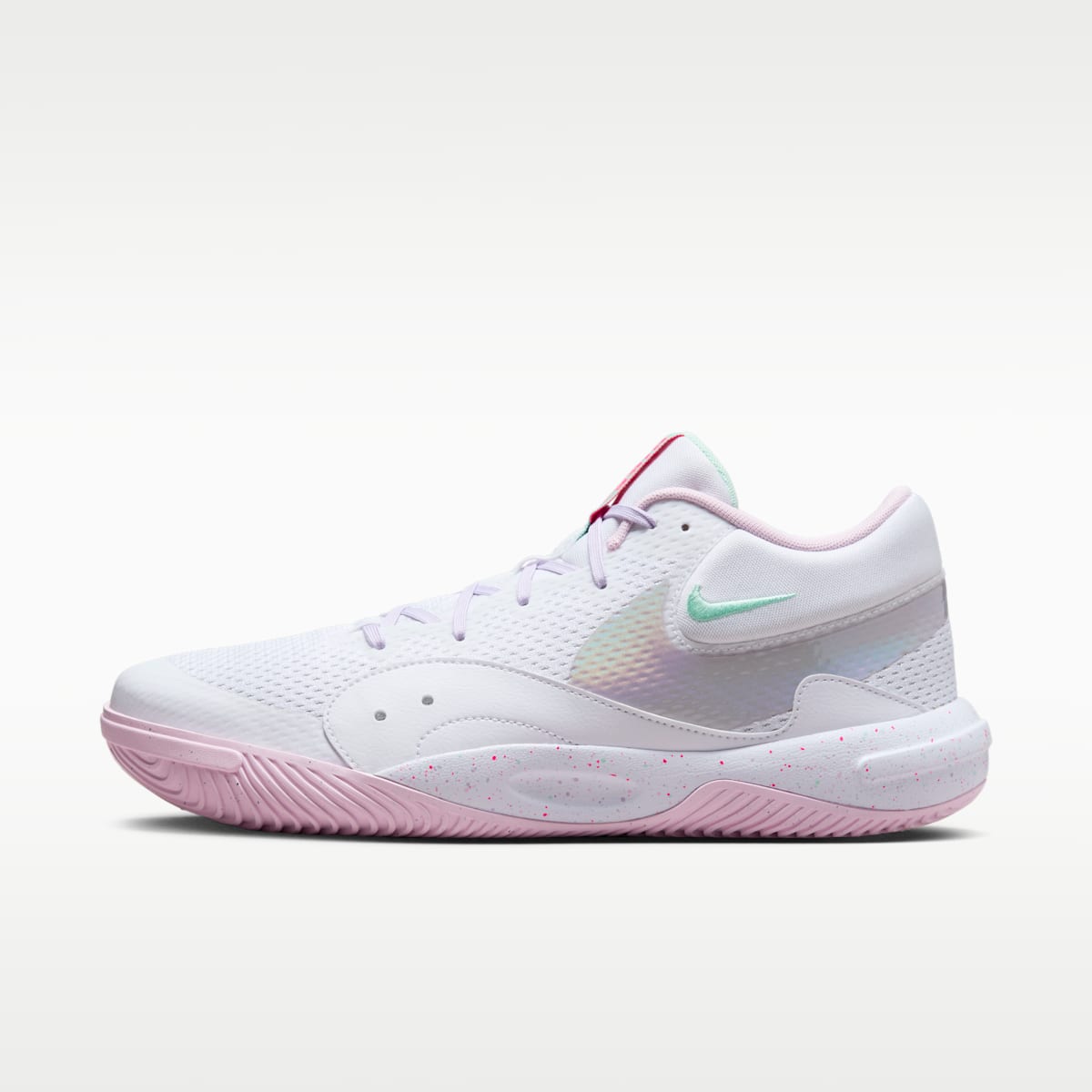 Nike Hyperquick SE Volleyball Shoes - White/Violet Mist/Mint Foam/Pink Foam - Image 1