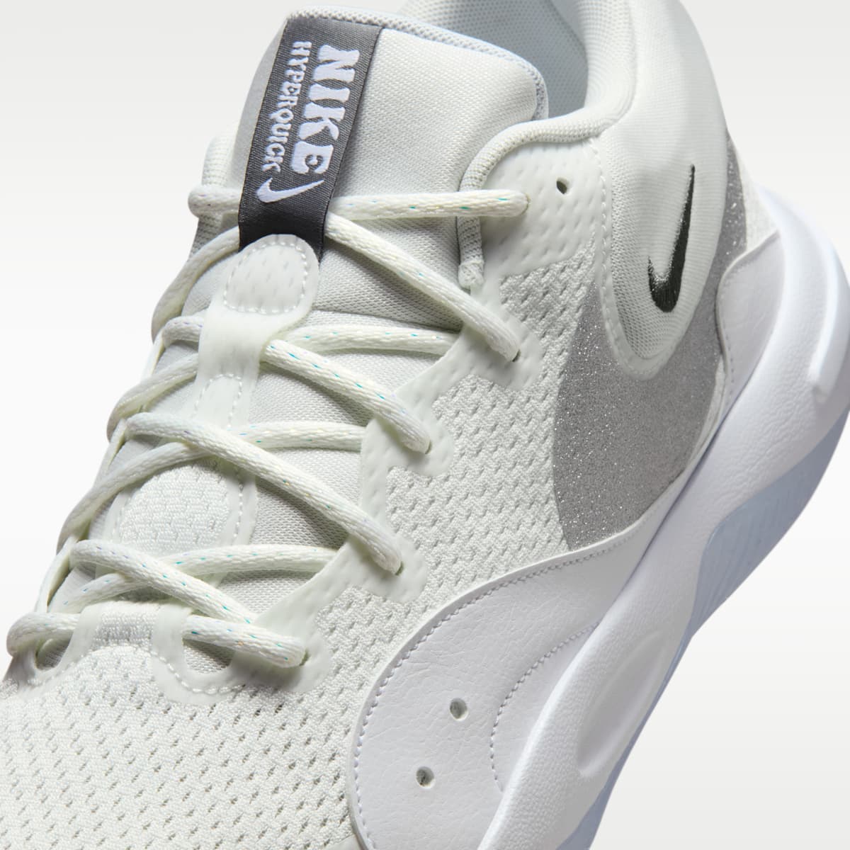 Nike Hyperquick SE Volleyball Shoes - Summit White/Pure Platinum/Metallic Silver - Image 7