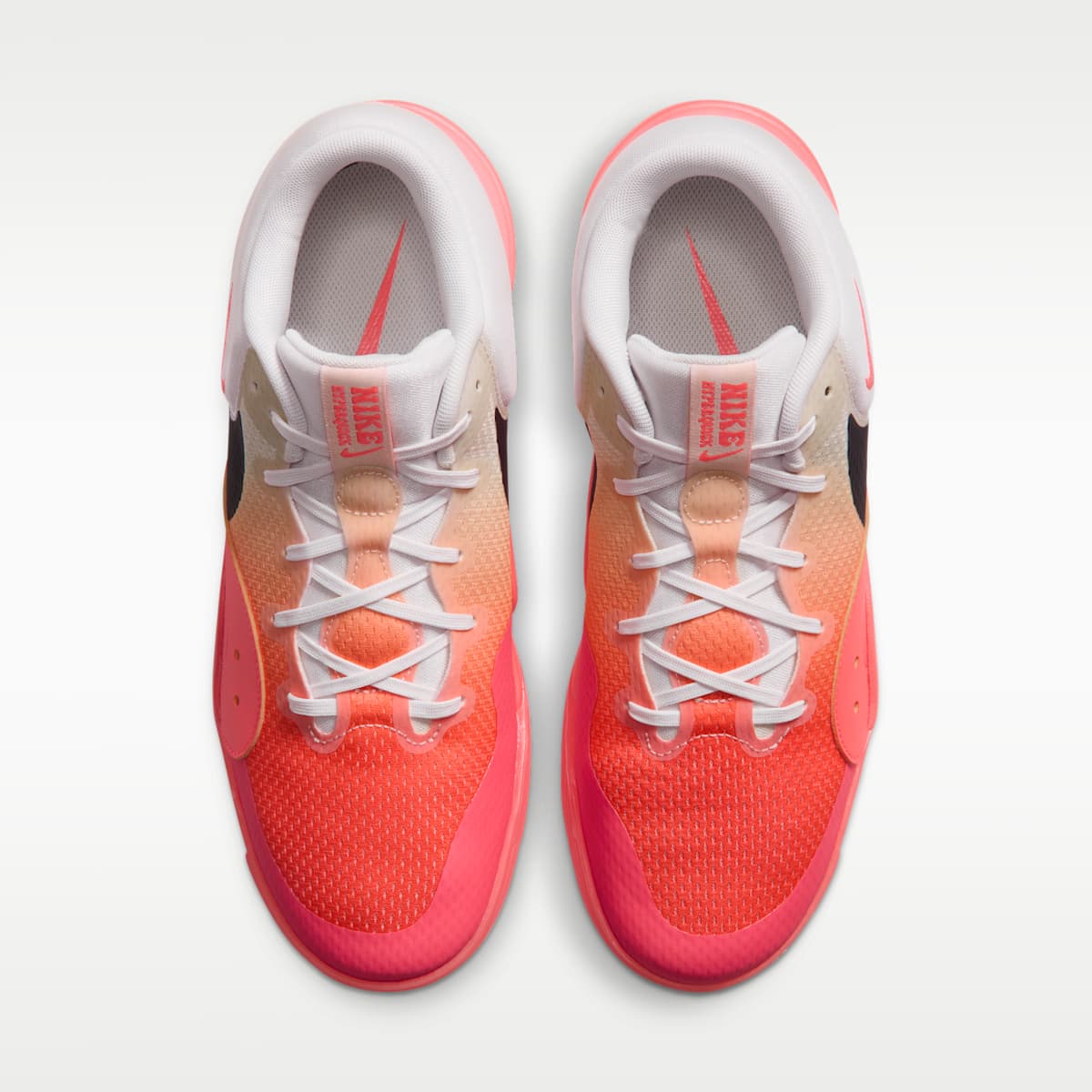 Nike Hyperquick SE Volleyball Shoes - Coconut Milk/Hot Lava/Cave Purple - Image 4