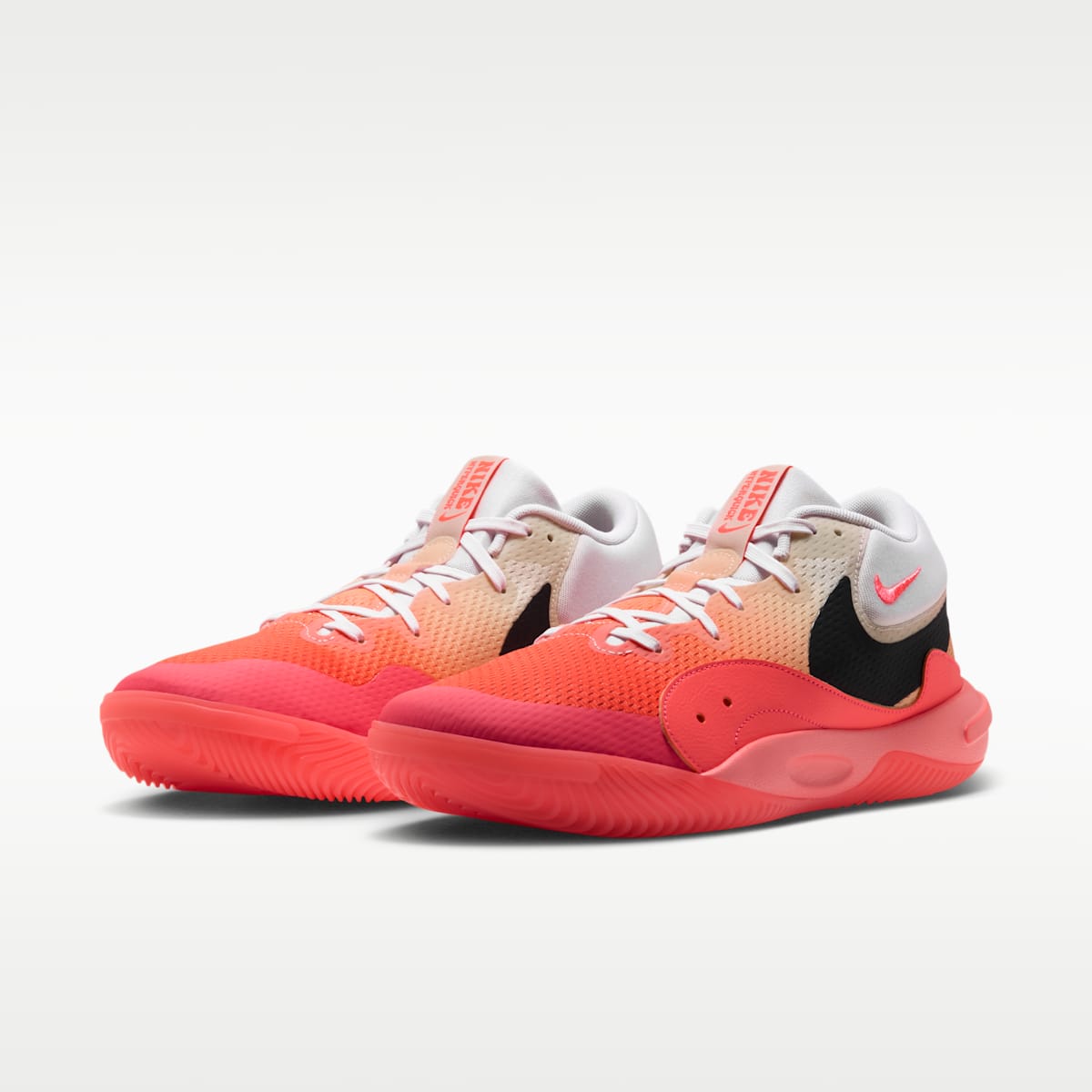 Nike Hyperquick SE Volleyball Shoes - Coconut Milk/Hot Lava/Cave Purple - Image 5
