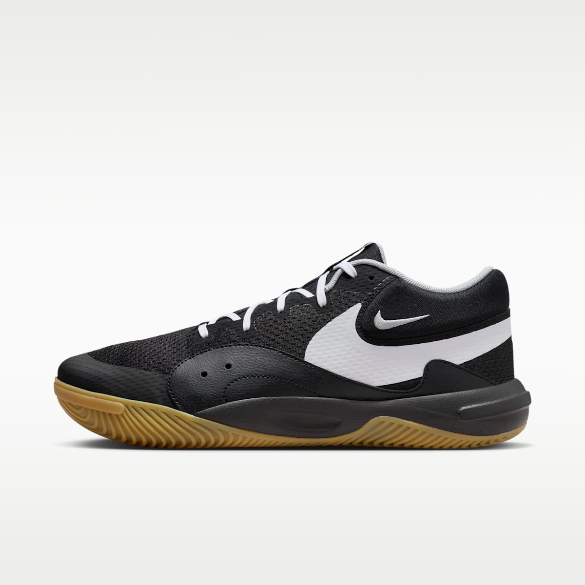 Nike Hyperquick Volleyball Shoes - Black/Flat Silver/White - Image 1