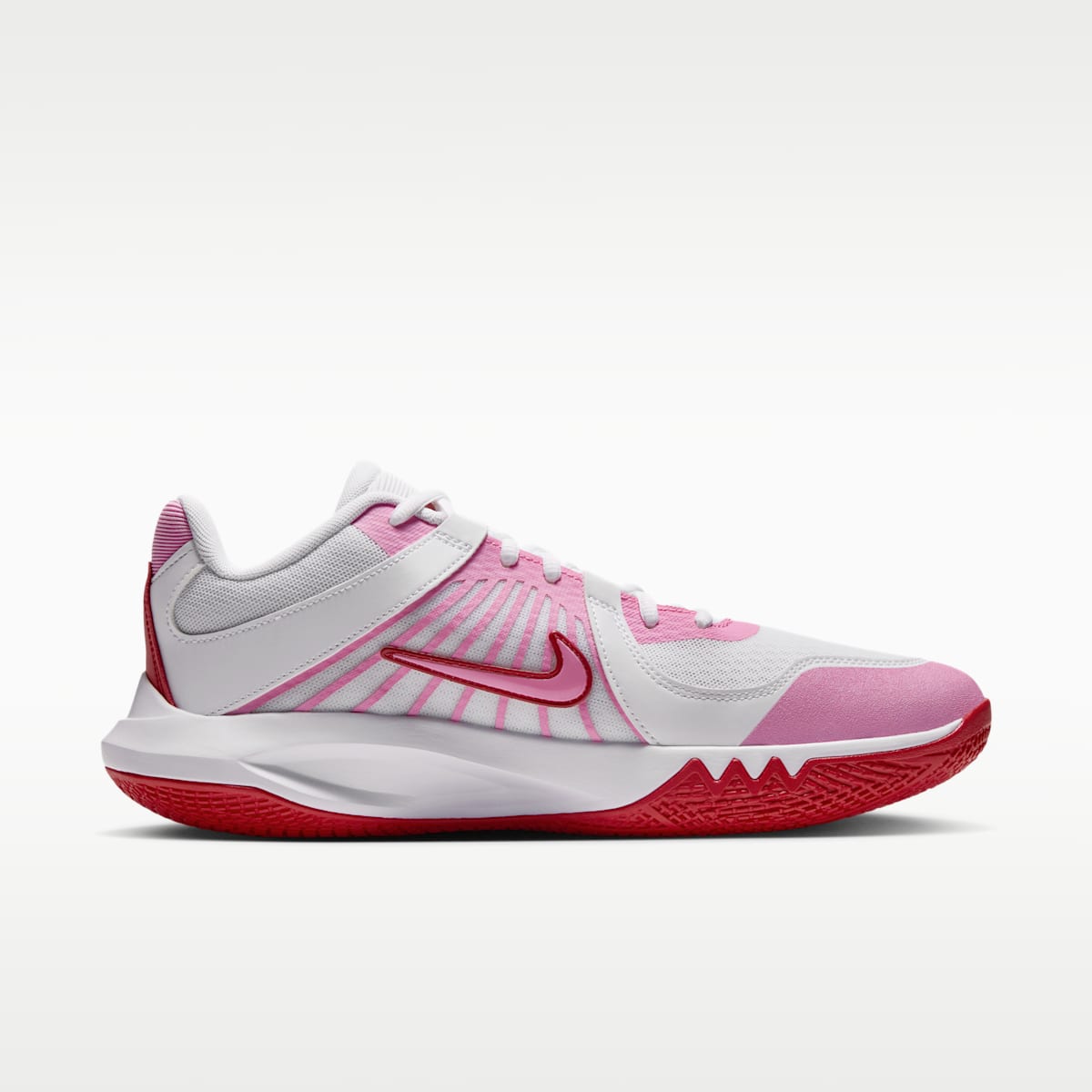 Nike Hyperspeed Court 2 Volleyball Shoes - White/University Red/Pink Rise - Image 3
