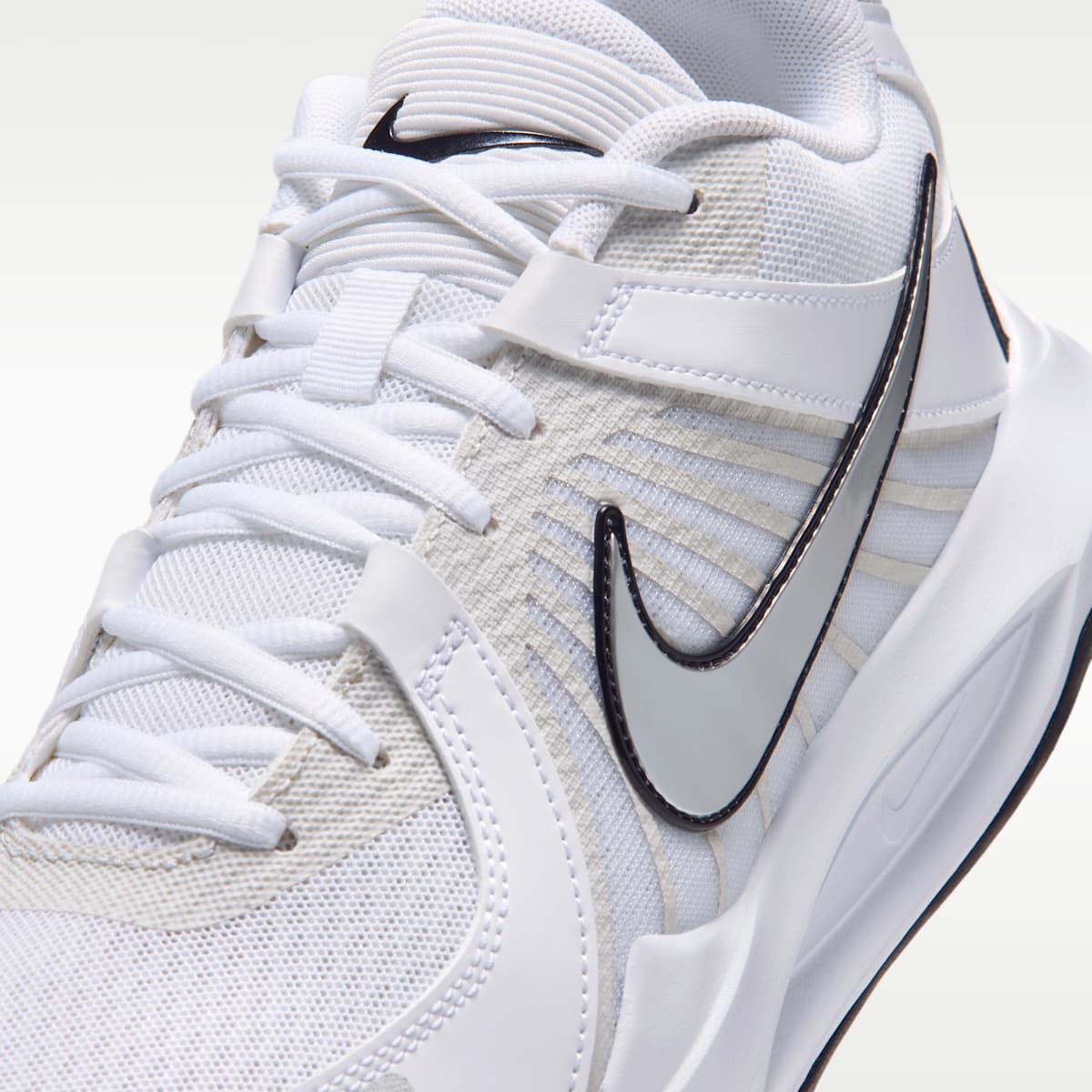 Nike Hyperspeed Court 2 Volleyball Shoes - White/Black/Metallic Silver - Image 7