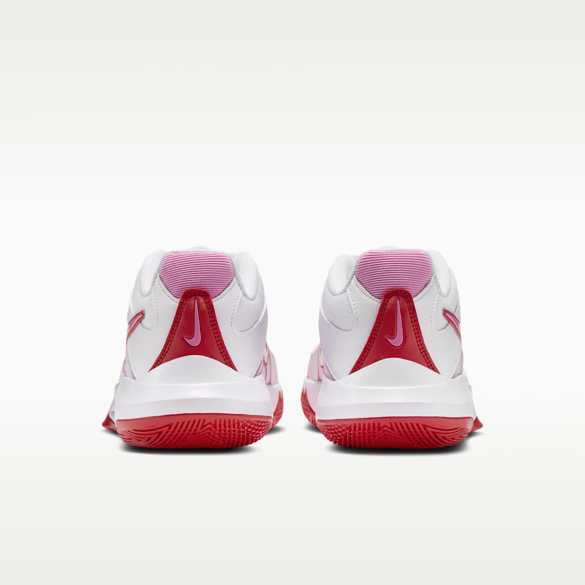 Nike Hyperspeed Court 2 Volleyball Shoes - White/University Red/Pink Rise - Image 6