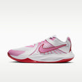 Nike Hyperspeed Court 2 Volleyball Shoes - White/University Red/Pink Rise - Image 1