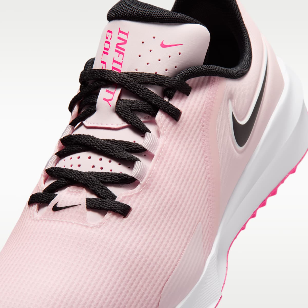 Nike Infinity G NN Golf Shoes - Pearl Pink/White/Black - Image 7