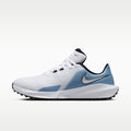 Nike Infinity G NN Golf Shoes - White/Work Blue/Metallic Silver - Image 1