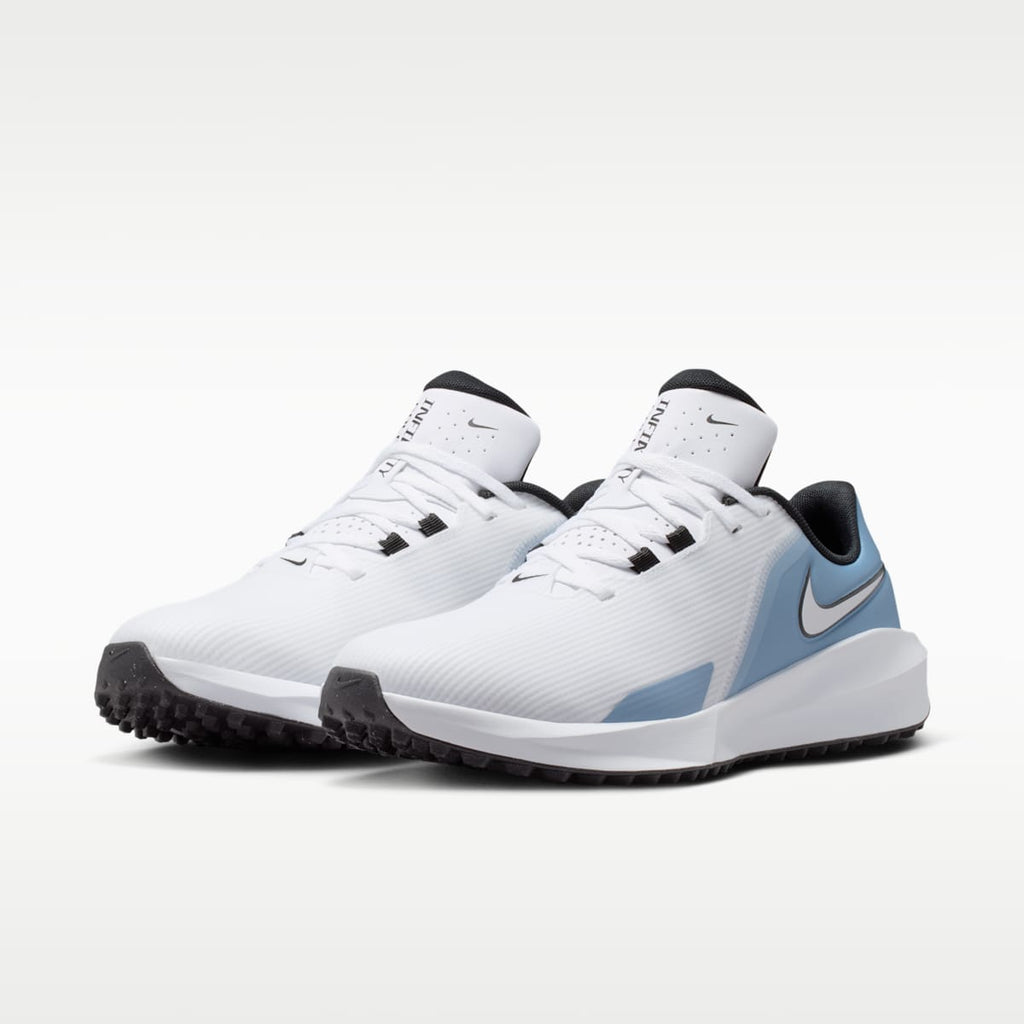 Nike Infinity G NN Golf Shoes - White/Work Blue/Metallic Silver - Image 5