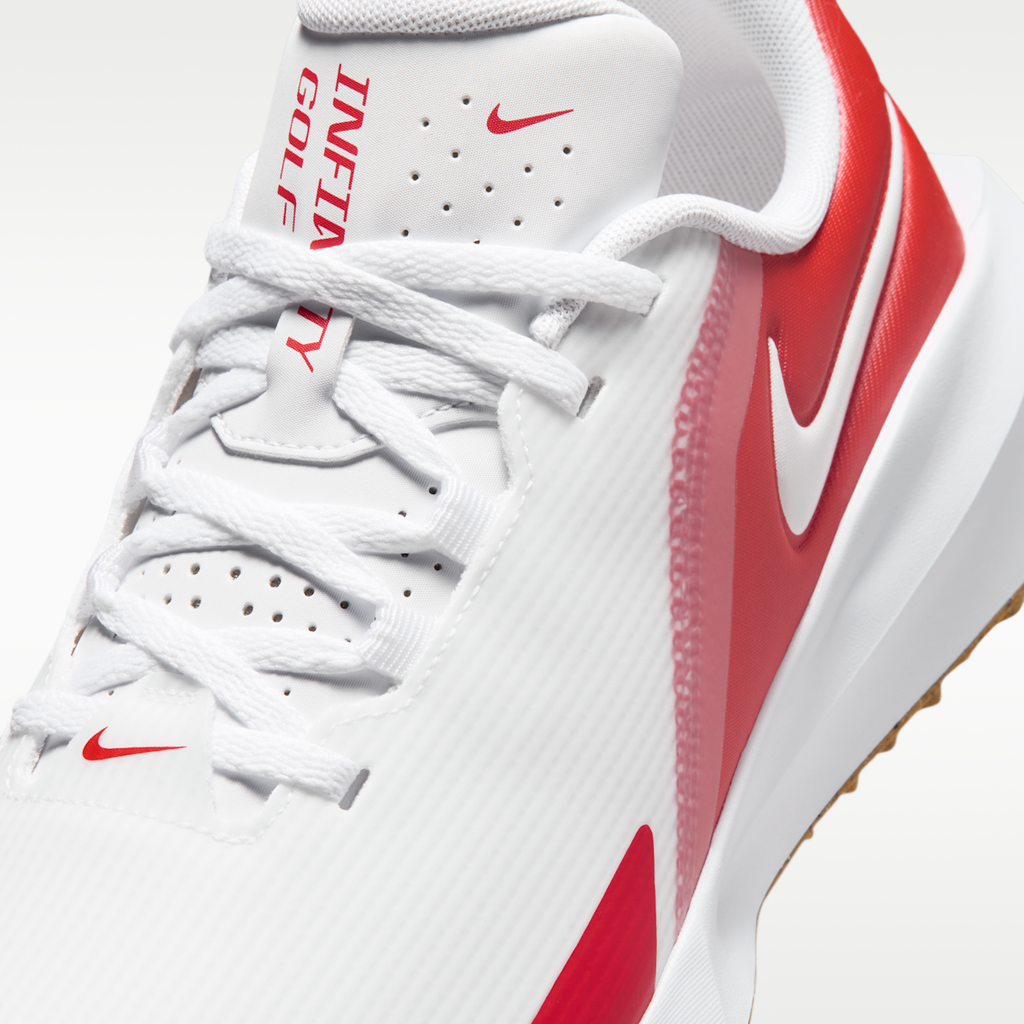 Women's Nike Infinity G NN Golf Shoes - White/Spruce Fog/Gum Light Brown/Black
