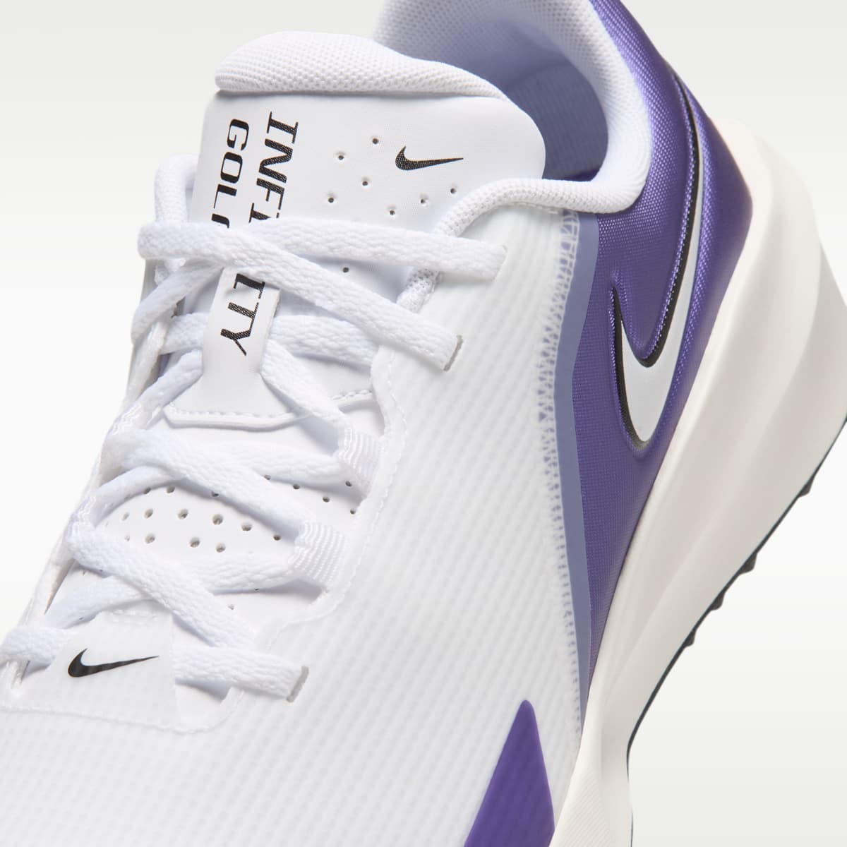 Nike Infinity G NN Golf Shoes - White/Dark Iris/Pale Ivory/White - Image 7