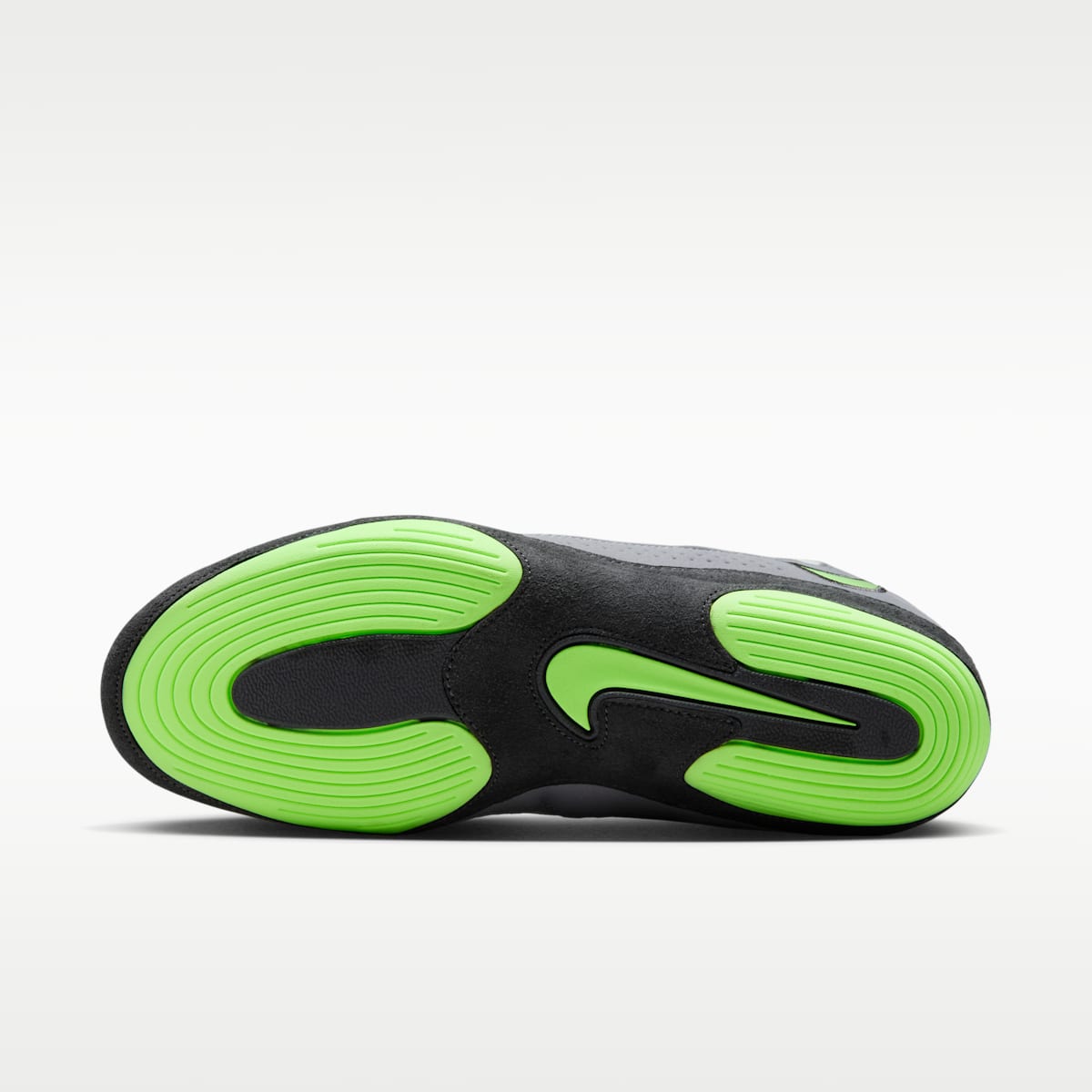 Nike Inflict 4 Wrestling Shoes - Football Grey/Anthracite/White/Lime Blast - Image 2