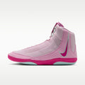 Nike Inflict 4 Wrestling Shoes - Pink Foam/Pink Rise/Arctic Green/Desert Pink - Image 1