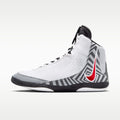 Nike Inflict 4 SE Wrestling Shoes - White/Wolf Grey/Anthracite/University Red - Image 1