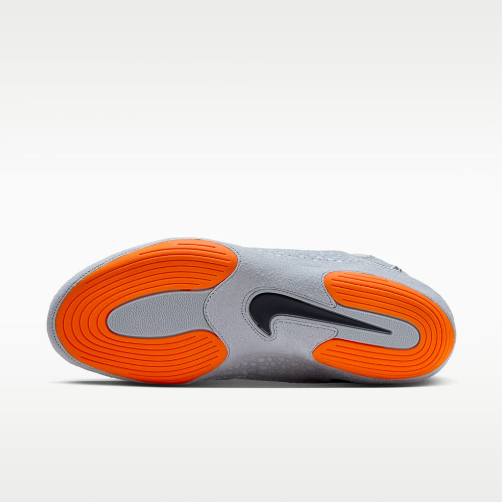 Nike Inflict 4 SE Wrestling Shoes - Football Grey/Sky Grey/Total Orange/Dark Obsidian - Image 2