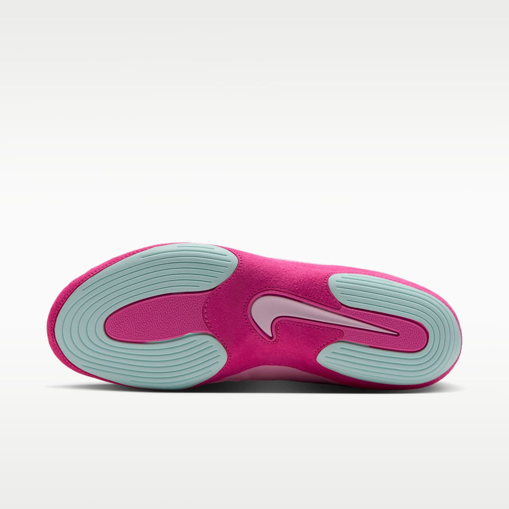 Nike Inflict 4 Wrestling Shoes - Pink Foam/Pink Rise/Arctic Green/Desert Pink - Image 2