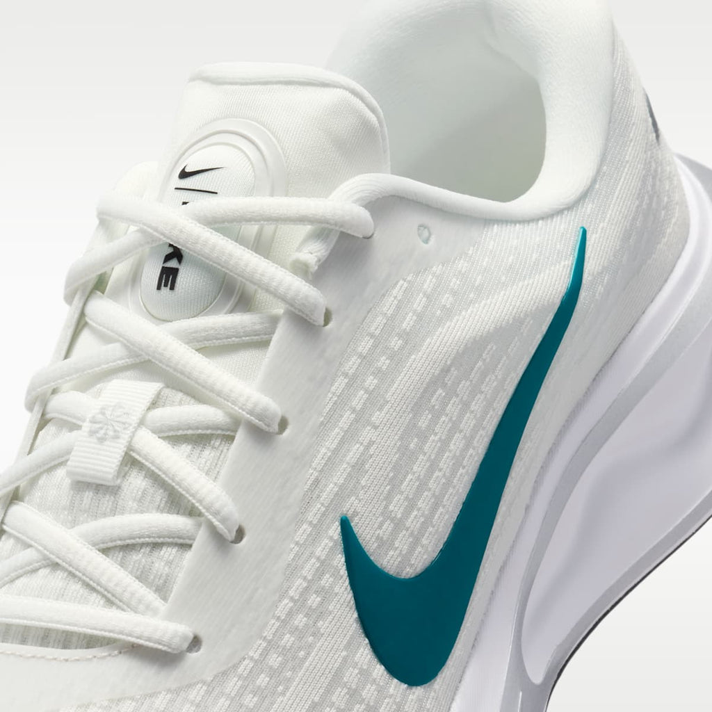 Nike Journey Run Men's Road Running Shoes - Summit White/Black/Metallic Silver/Bright Spruce - Image 7