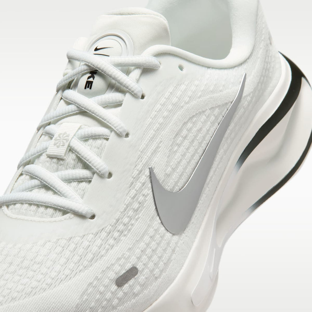 Nike Journey Run Men's Road Running Shoes - Summit White/Black/White/Metallic Silver - Image 7