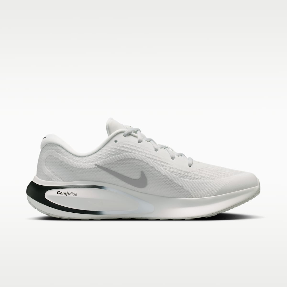 Nike Journey Run Men's Road Running Shoes - Summit White/Black/White/Metallic Silver - Image 3