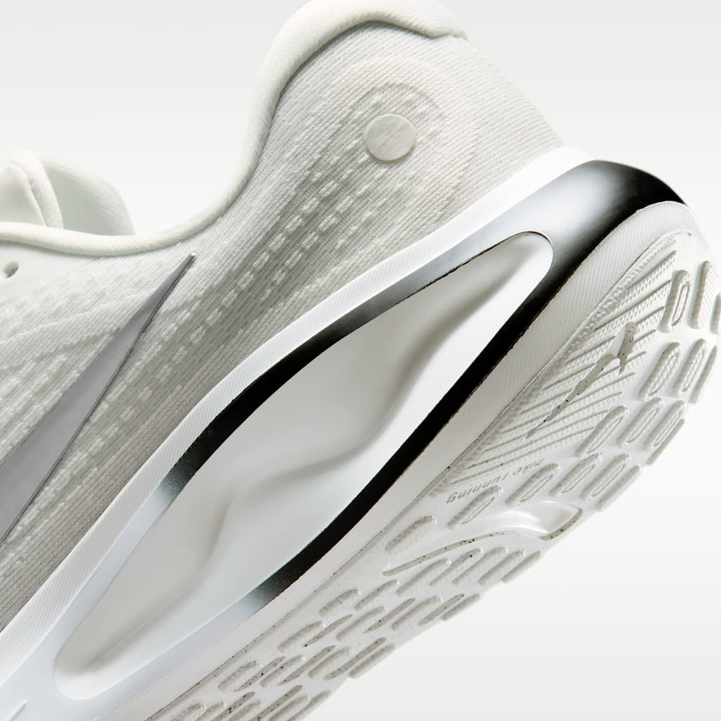 Nike Journey Run Men's Road Running Shoes - Summit White/Black/White/Metallic Silver - Image 8