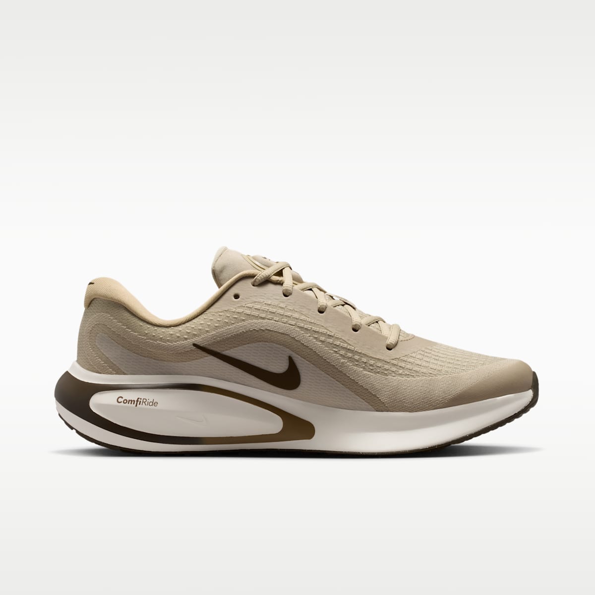 Nike Journey Run Men's Road Running Shoes - Desert Khaki/Sail/Filbert/Dark Hazel - Image 3