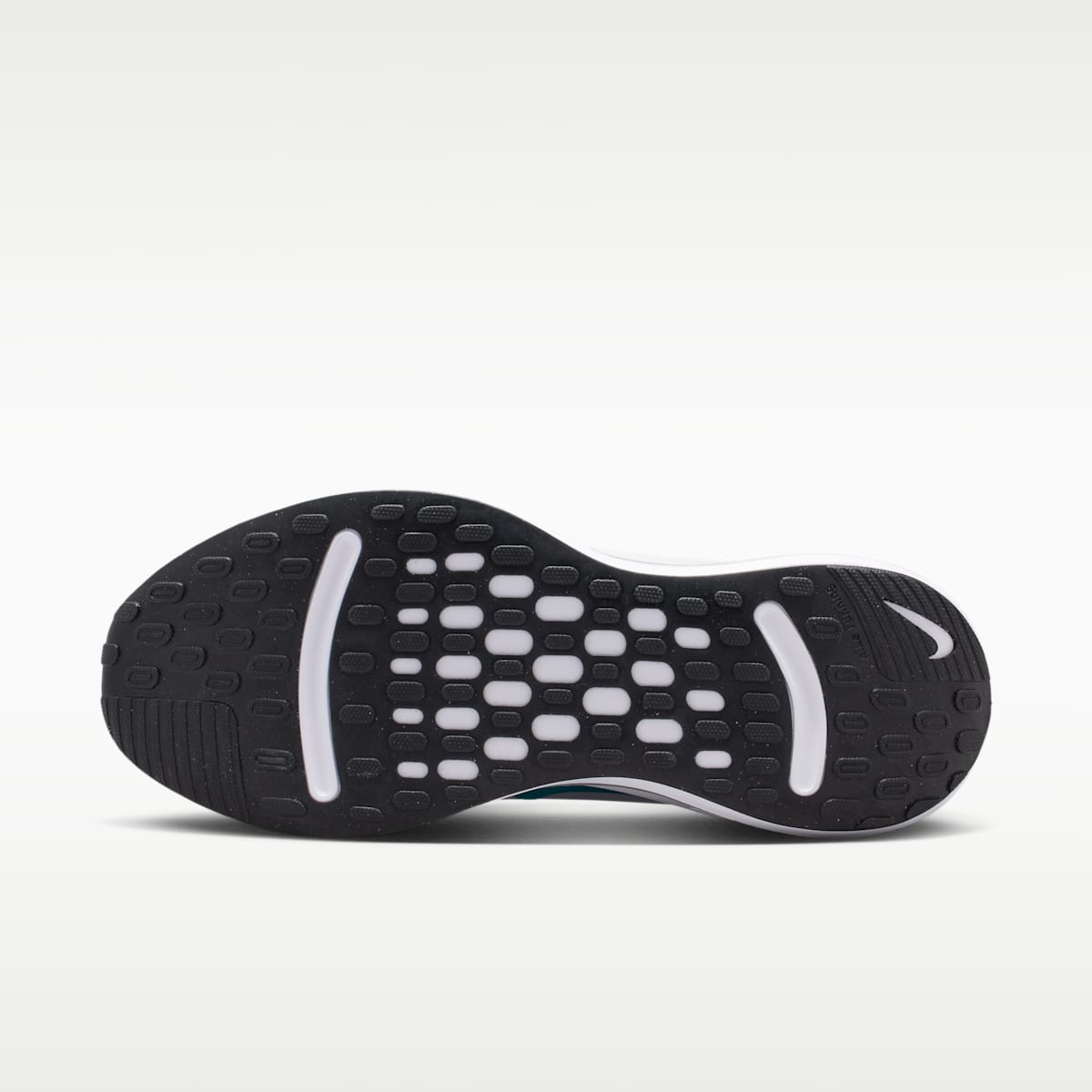 Nike Journey Run Men's Road Running Shoes - Summit White/Black/Metallic Silver/Bright Spruce - Image 2