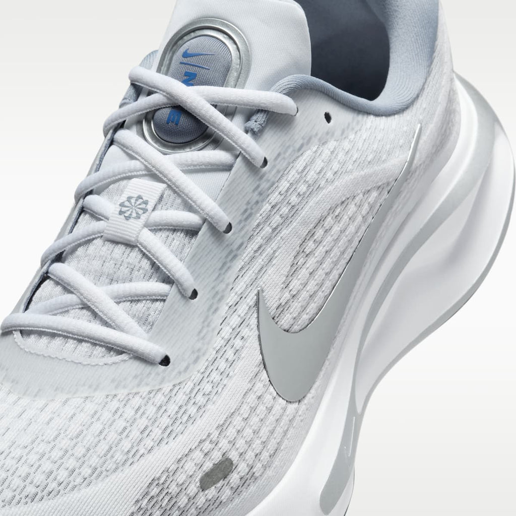 Nike Journey Run Men's Road Running Shoes - White/Black/Ashen Slate/Metallic Silver - Image 7