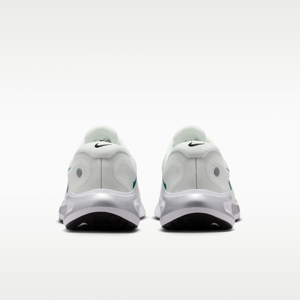 Nike Journey Run Men's Road Running Shoes - Summit White/Black/Metallic Silver/Bright Spruce - Image 6