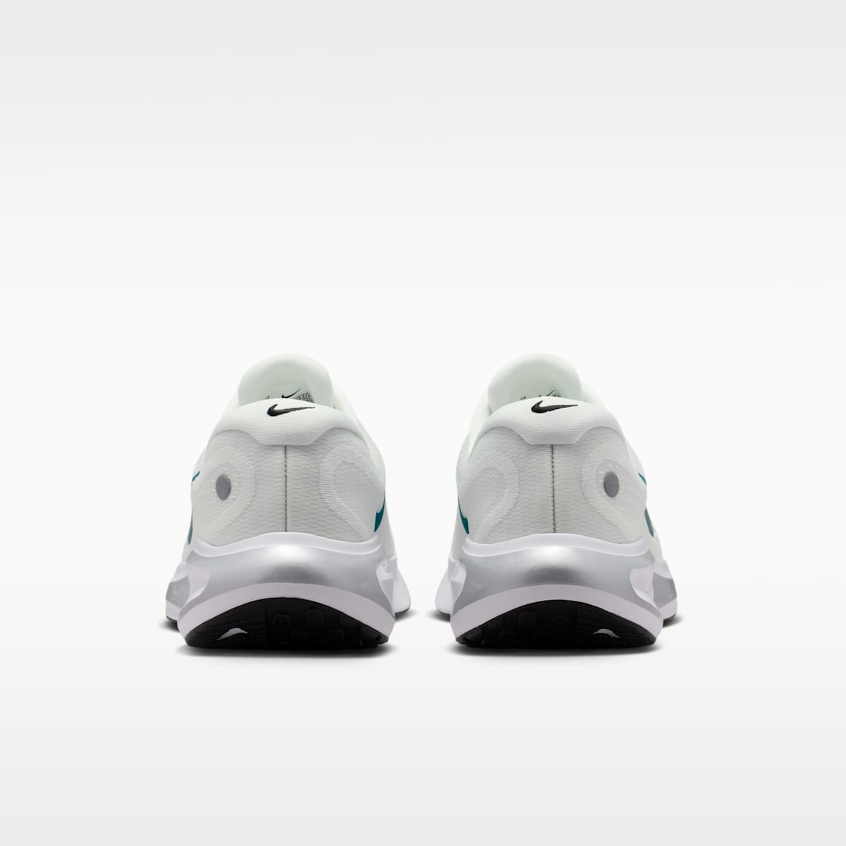 Nike Journey Run Men's Road Running Shoes - Summit White/Black/Metallic Silver/Bright Spruce - Image 6