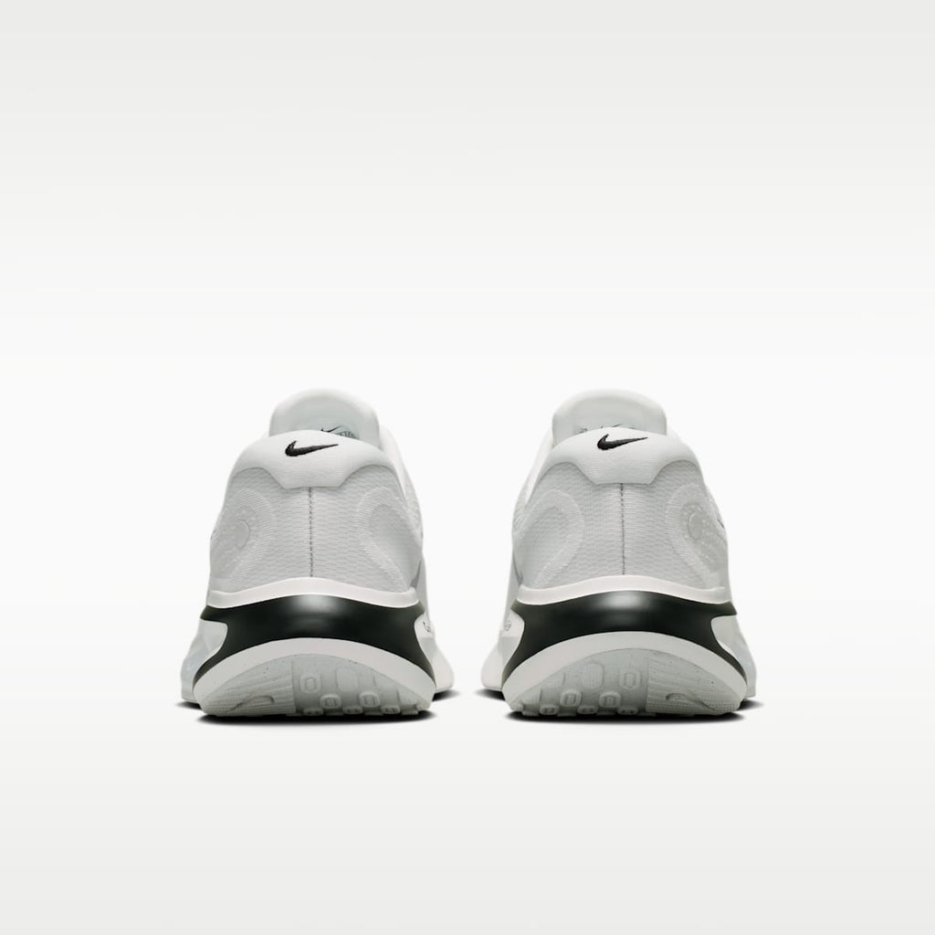 Nike Journey Run Men's Road Running Shoes - Summit White/Black/White/Metallic Silver - Image 6