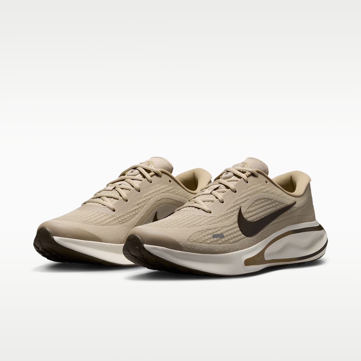 Nike Journey Run Men's Road Running Shoes - Desert Khaki/Sail/Filbert/Dark Hazel - Image 5