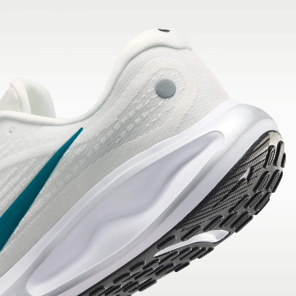 Nike Journey Run Men's Road Running Shoes - Summit White/Black/Metallic Silver/Bright Spruce - Image 8