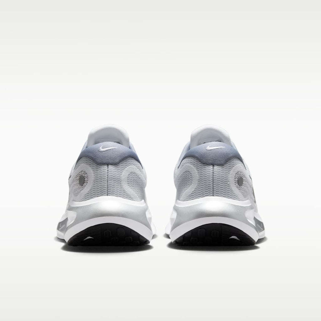 Nike Journey Run Men's Road Running Shoes - White/Black/Ashen Slate/Metallic Silver - Image 6