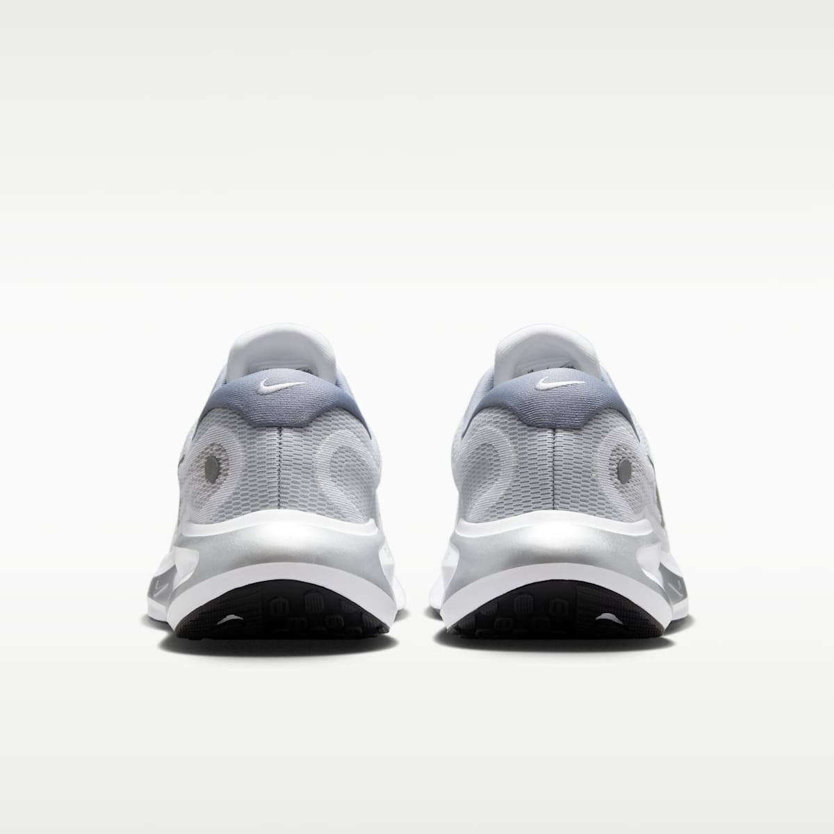 Nike Journey Run Men's Road Running Shoes - White/Black/Ashen Slate/Metallic Silver - Image 6