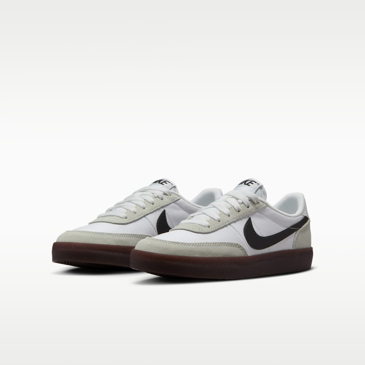 Nike Killshot 2 Big Kids' Shoes - White/Light Silver/Gum Dark Brown/Black