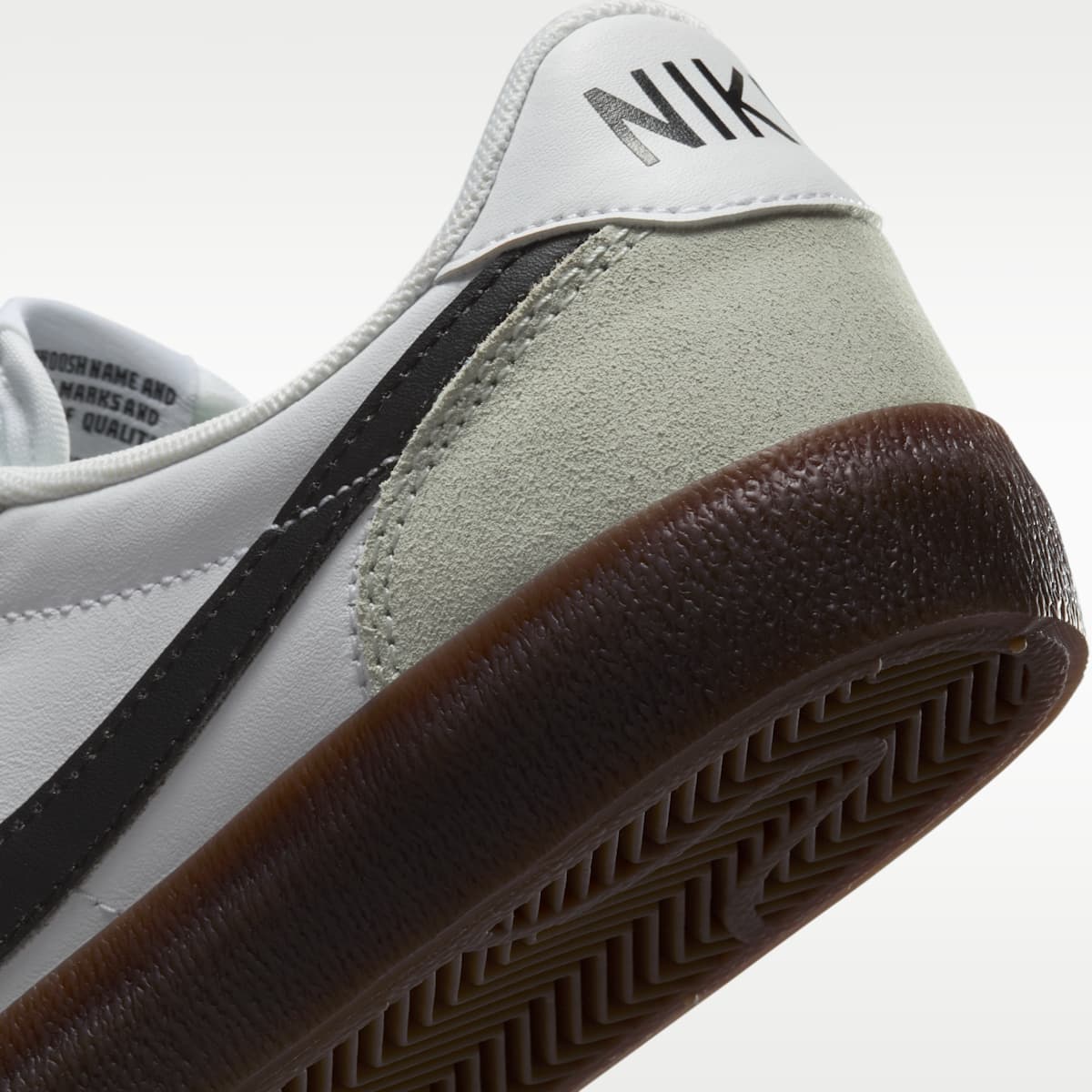 Nike Killshot 2 Big Kids' Shoes - White/Light Silver/Gum Dark Brown/Black