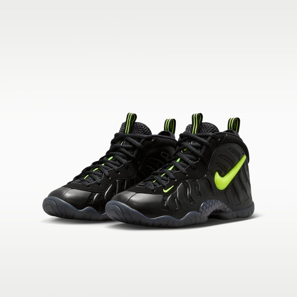 Nike Little Posite Pro Big Kids' Shoes - Black/Voltage Yellow