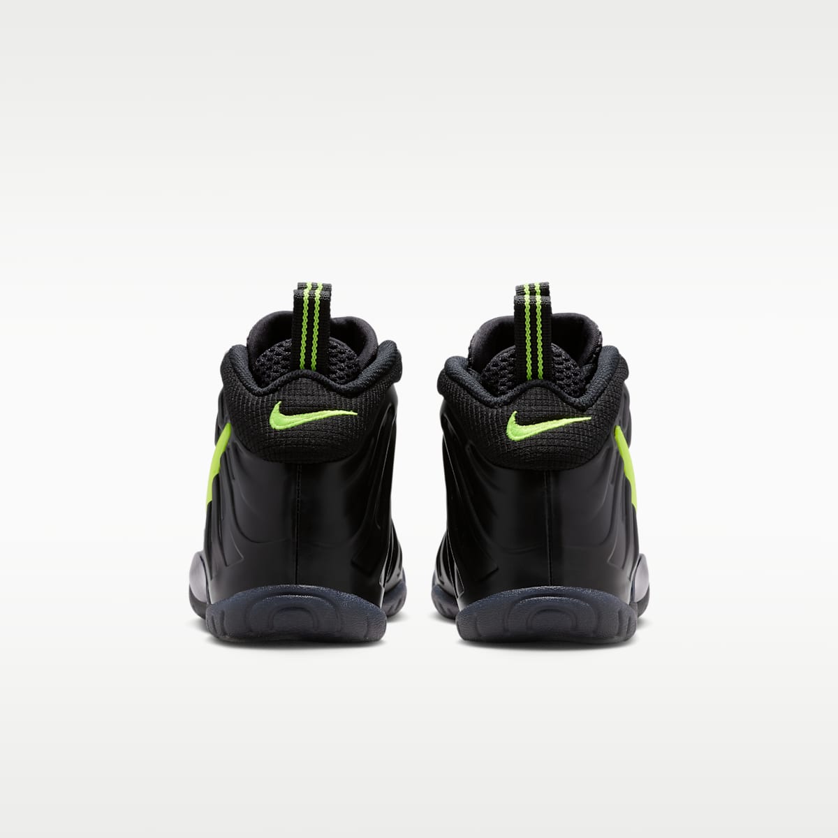 Nike Little Posite Pro Big Kids' Shoes - Black/Voltage Yellow