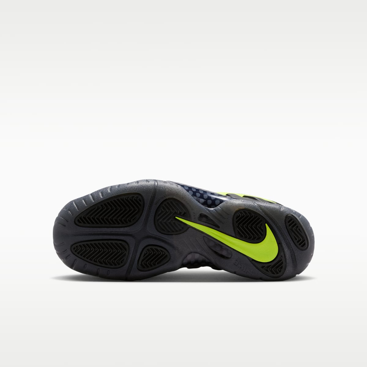 Nike Little Posite Pro Big Kids' Shoes - Black/Voltage Yellow