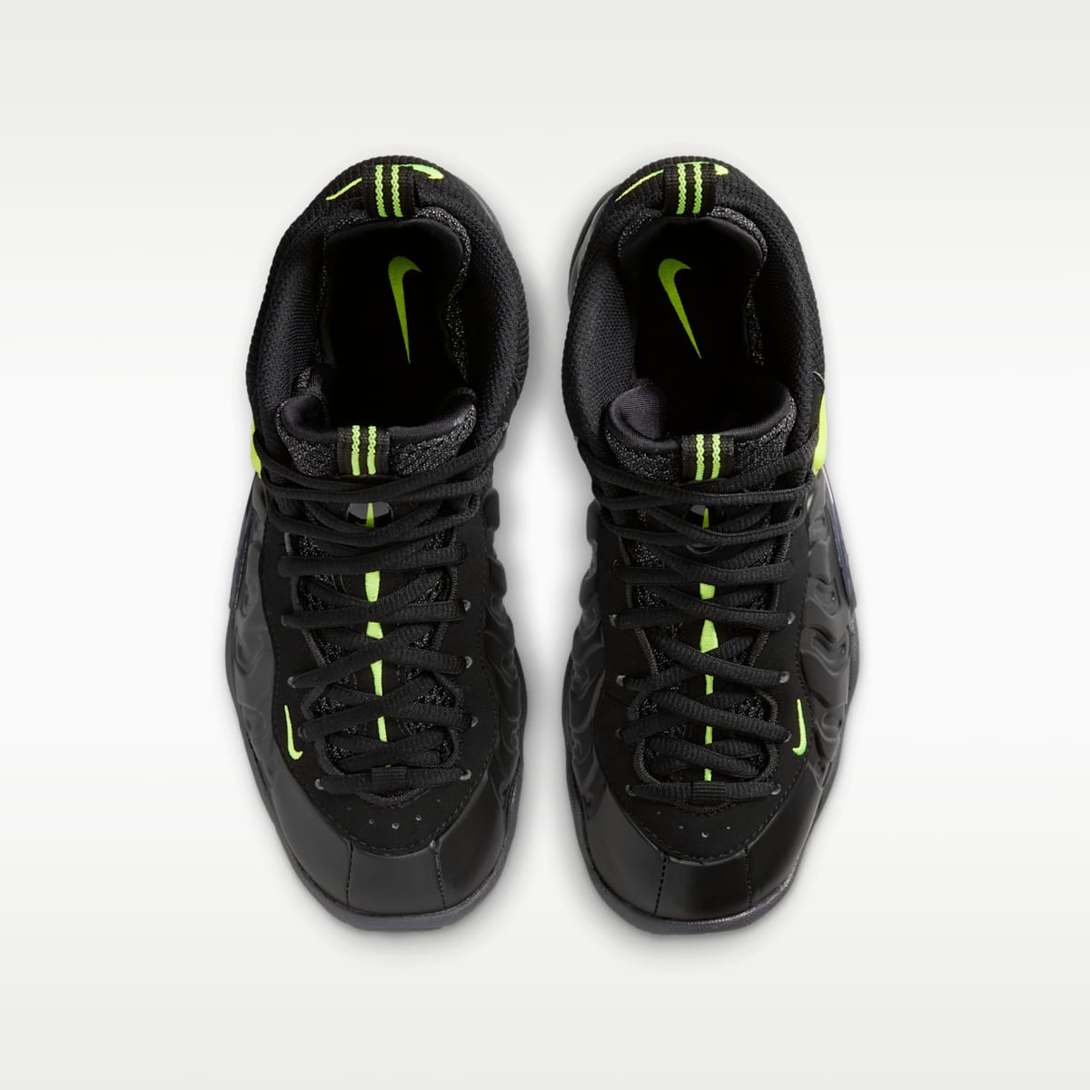 Nike Little Posite Pro Big Kids' Shoes - Black/Voltage Yellow