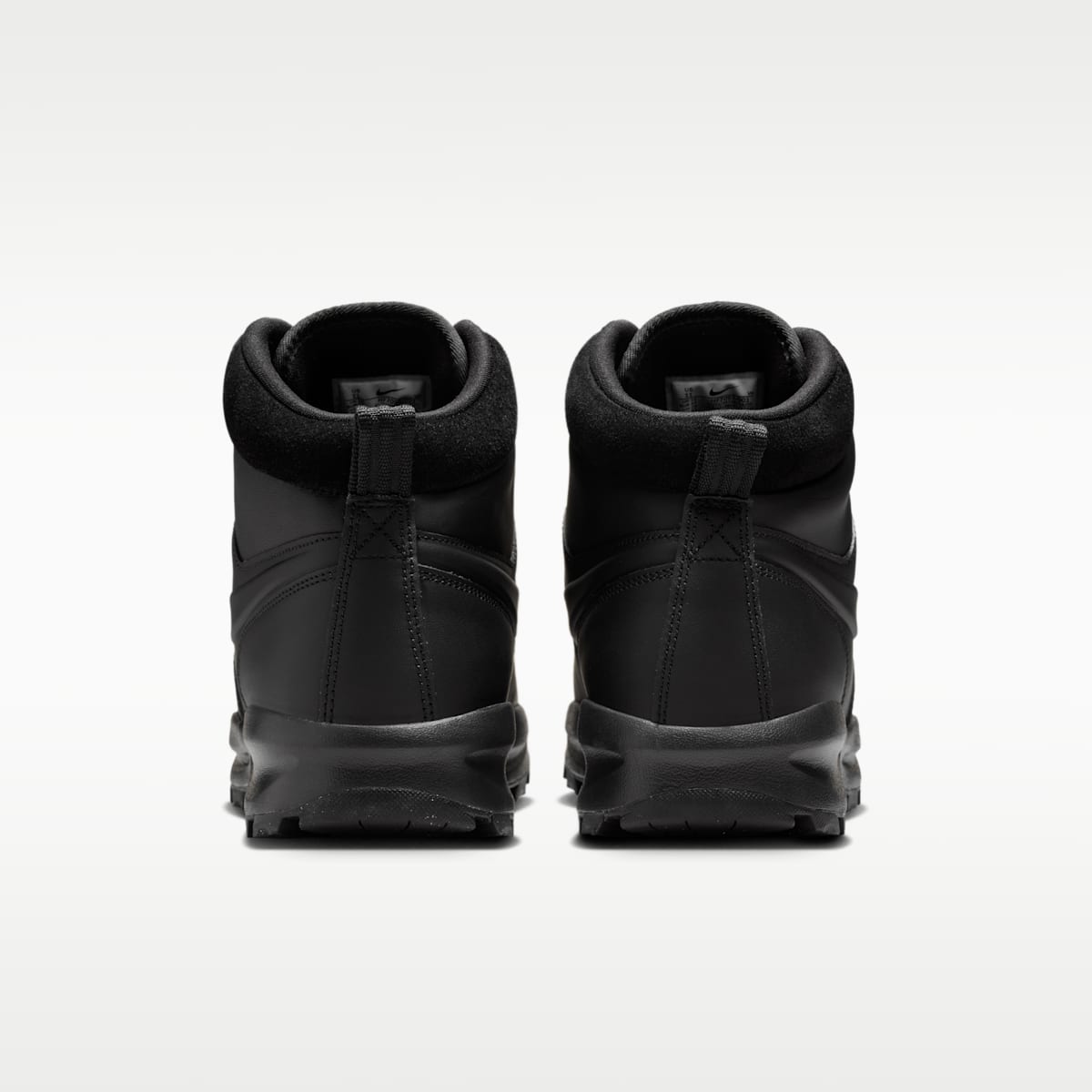 Nike Manoa Leather Men's Boots - Black/Black/Black - Image 6