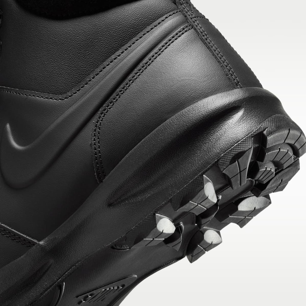Nike Manoa Leather Men's Boots - Black/Black/Black - Image 8