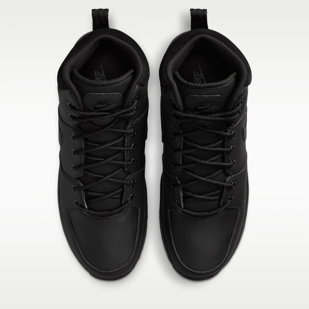 Nike Manoa Leather Men's Boots - Black/Black/Black - Image 4