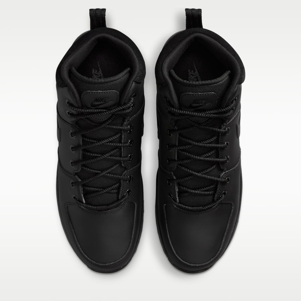 Nike Manoa Leather Men's Boots - Black/Black/Black - Image 4