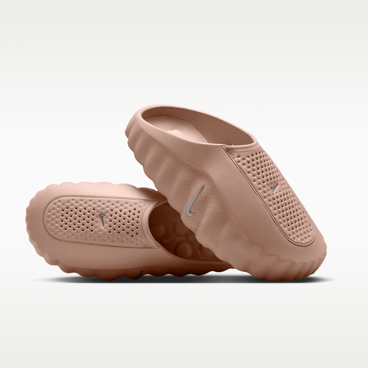 Nike Mind 001 Men's Pregame Mules - Hemp/Sanddrift/Pale Ivory - Image 1