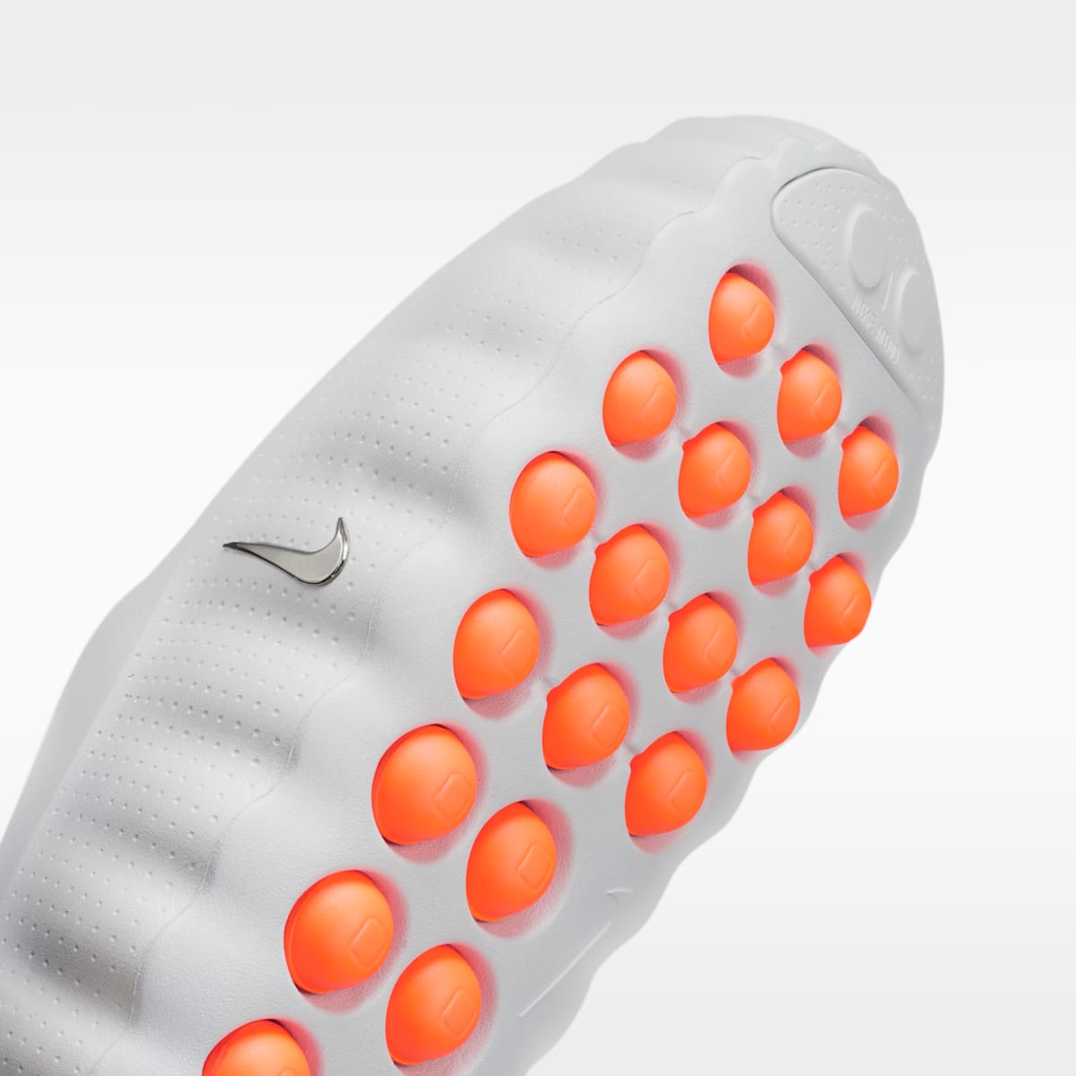 Nike Mind 001 Men's Pregame Mules - Light Smoke Grey/Photon Dust/Hyper Crimson/Chrome - Image 6