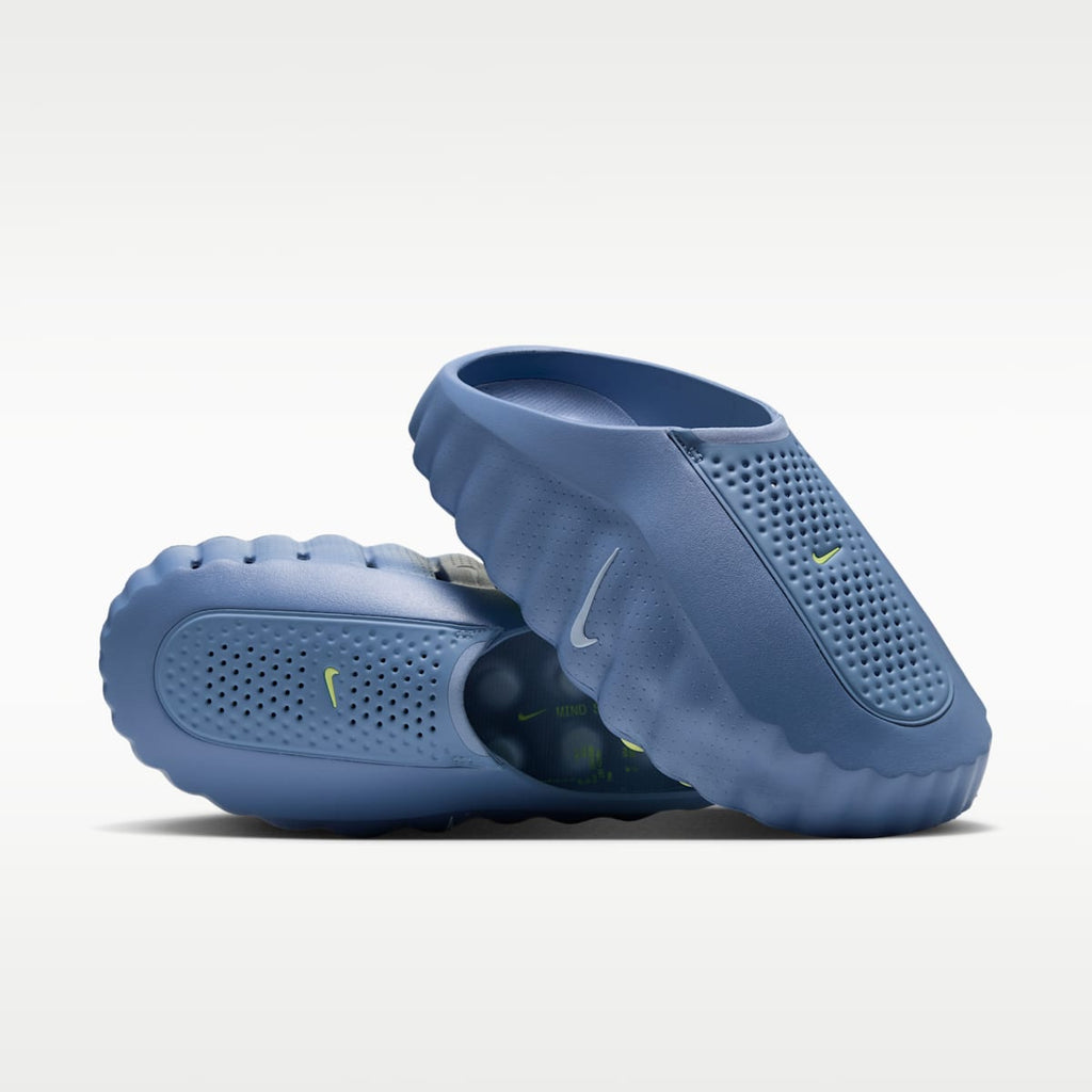 Nike Mind 001 Men's Pregame Mules - Work Blue/Light Lemon Twist/Hydrogen Blue - Image 1