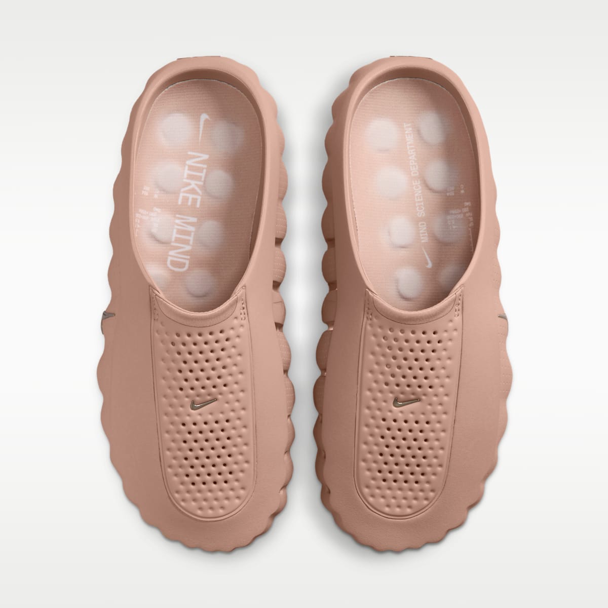 Nike Mind 001 Men's Pregame Mules - Hemp/Sanddrift/Pale Ivory - Image 5