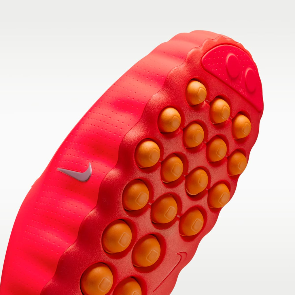Nike Mind 001 Men's Pregame Mules - Solar Red/Hyper Crimson/Black/Chrome - Image 6
