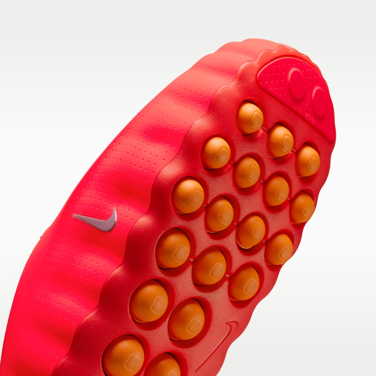 Nike Mind 001 Men's Pregame Mules - Solar Red/Hyper Crimson/Black/Chrome - Image 6