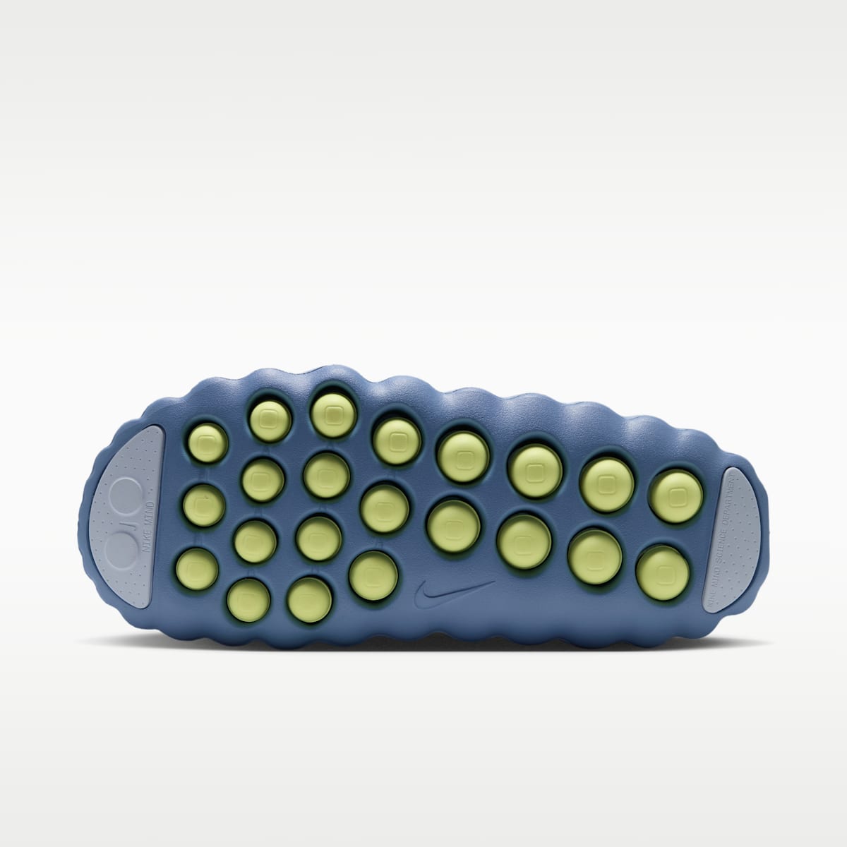 Nike Mind 001 Men's Pregame Mules - Work Blue/Light Lemon Twist/Hydrogen Blue - Image 3